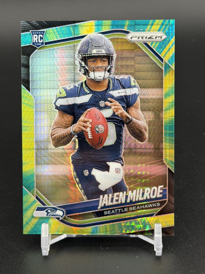 2025 Panini Prizm #317 Jalen Milroe Hyper #/200 PC