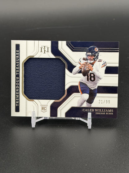 2024 National Treasures #TTS-CWS Caleb Williams Tremendous Patch 21 /99 PC