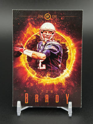 2014 Topps Fire #ROF-TB Tom Brady Ring of Fire