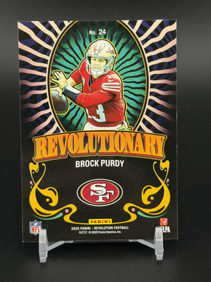 2025 Panini Revolution #24 Brock Purdy Revolutionary