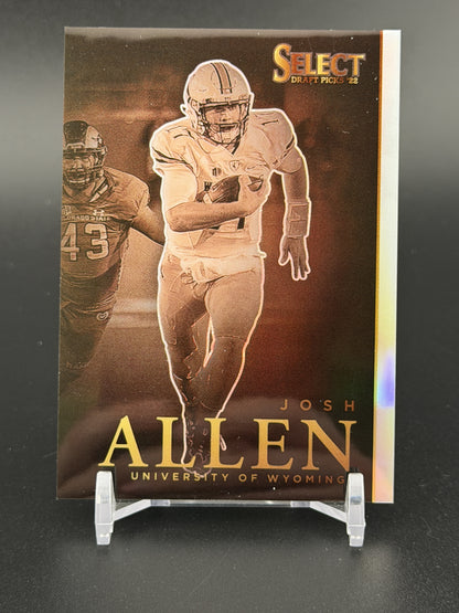 2022 Panini Select Draft Picks #AS-JA Josh Allen Artistic Selections