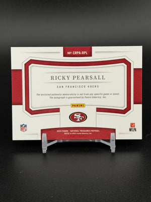 2025 National Treasures #CRPA-RPL Ricky Pearsall Crossover Rookie Patch Auto /99