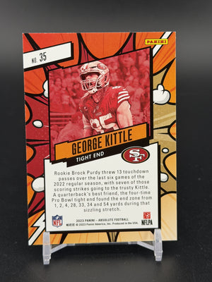 2023 Panini Absolute #35 George Kittle Explosive