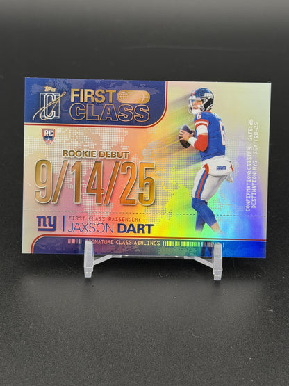 2025 Topps Signature Class #FC-2 Jaxson Dart First Class