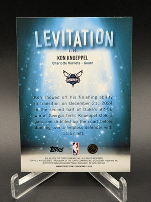 2025-26 Topps #L-19 Kon Knueppel Levitation