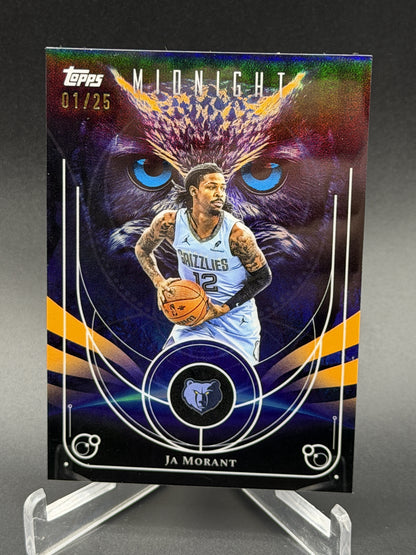 2025-26 Topps Midnight #NO-11 Ja Morant Night Owls Moonrise #/25