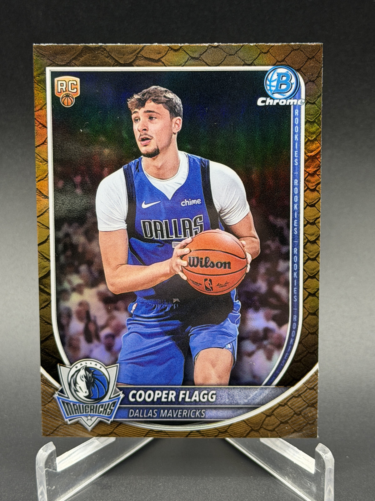 2025-26 Bowman #BCV-1 Cooper Flagg Chrome Reptilian Refractors Rookie RC