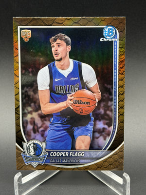 2025-26 Bowman #BCV-1 Cooper Flagg Chrome Reptilian Refractors Rookie RC