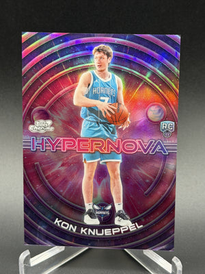 2025-26 Topps Chrome Cosmic #HN-19 Kon Knueppel Hyper Nova Rookie RC