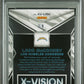 2024 Panini Spectra #XV-LMY Ladd McConkey X-Vision Splatter Neon #/8 PSA 9