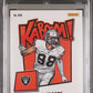 2023 Panini Absolute #K40 Maxx Crosby Kaboom Vertical Gold #/10 PSA 9