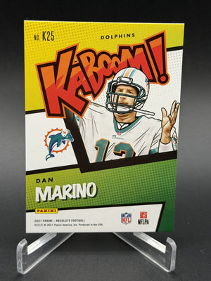 2021 Panini Absolute #K25 Dan Marino Kaboom