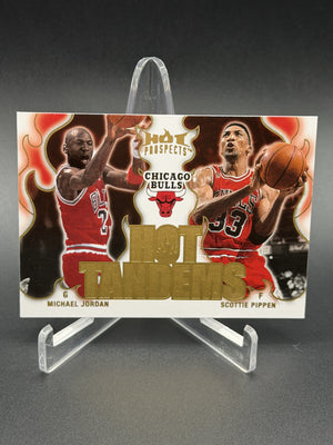 2008-09 Fleer Hot Prospects #HT-2 Michael Jordan / Scottie Pippen Hot Tandems