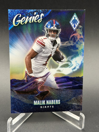 2025 Panini Phoenix #6 Malik Nabers Genies SSP