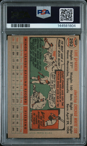 1956 Topps #292 Luis Aparicio PSA 3