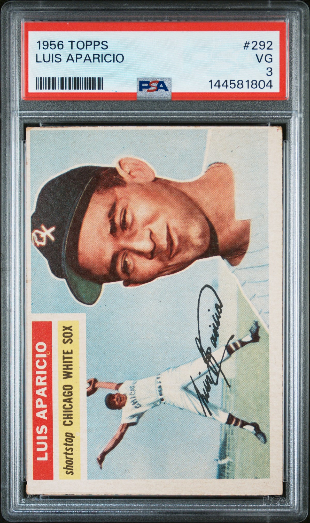 1956 Topps #292 Luis Aparicio PSA 3