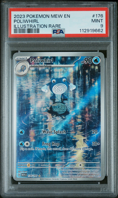 2023 Pokemon SV: Scarlet & Violet 151 #176 Poliwhirl PSA 9
