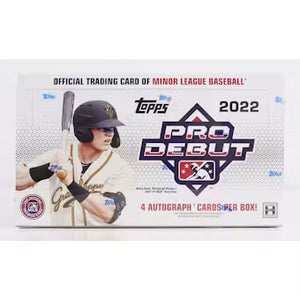 2022 Topps Pro Debut Baseball Hobby Box