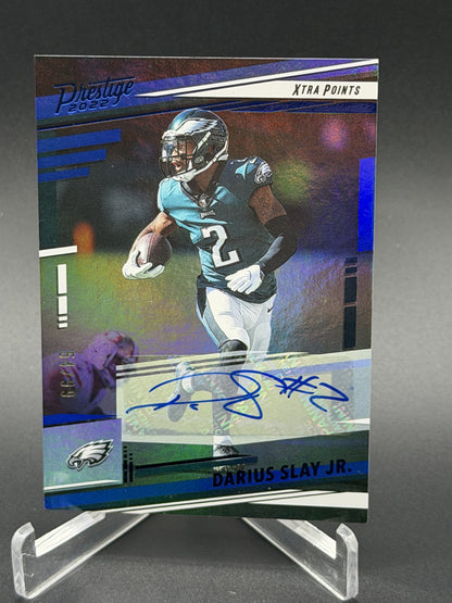 2022 Panini Prestige #241 Darius Slay Jr. Xtra Points Auto Premium Blue /99