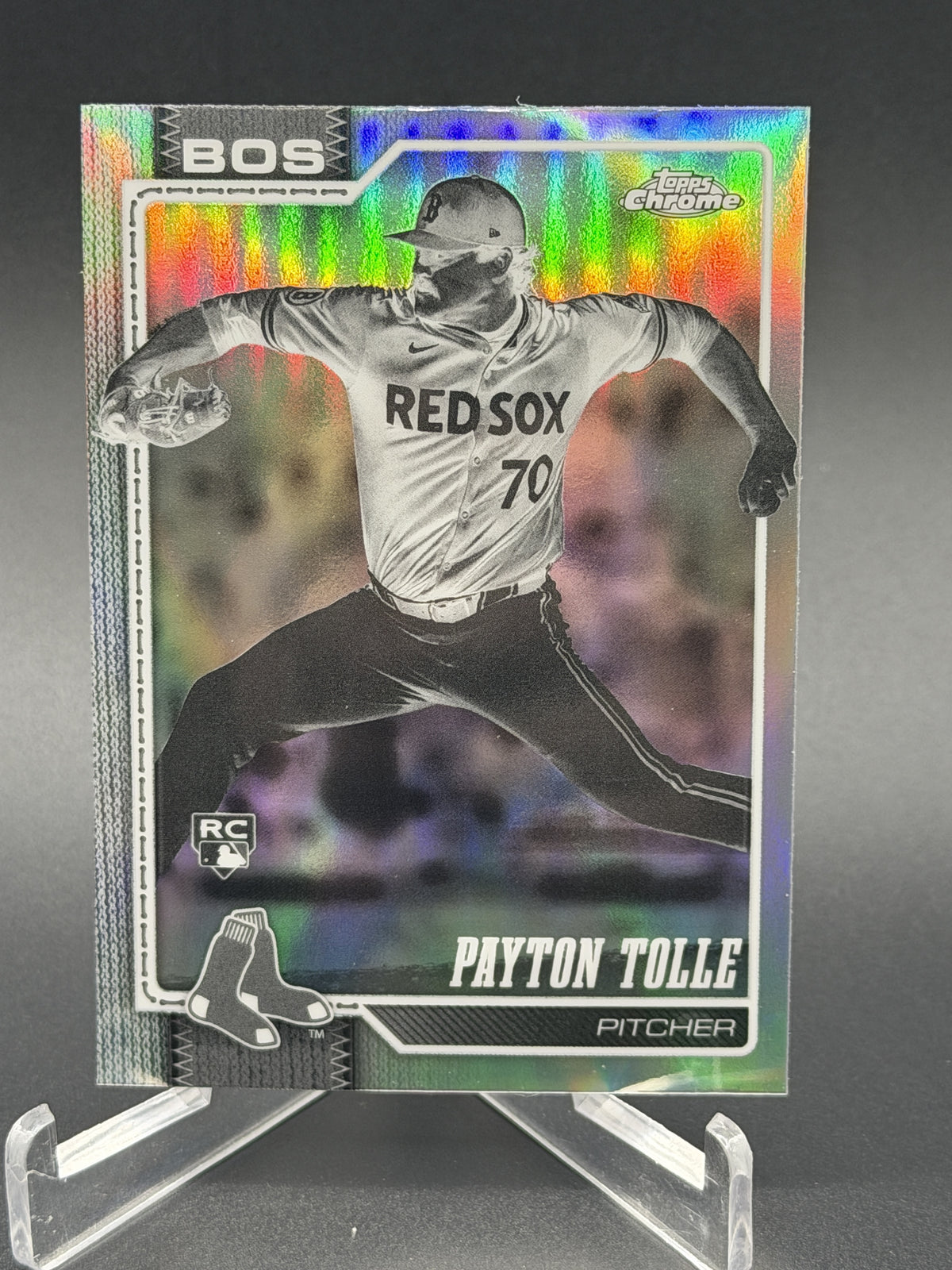 2026 Topps Chrome #177 Payton Tolle Rookie RC Negative Refractors
