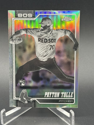 2026 Topps Chrome #177 Payton Tolle Rookie RC Negative Refractors