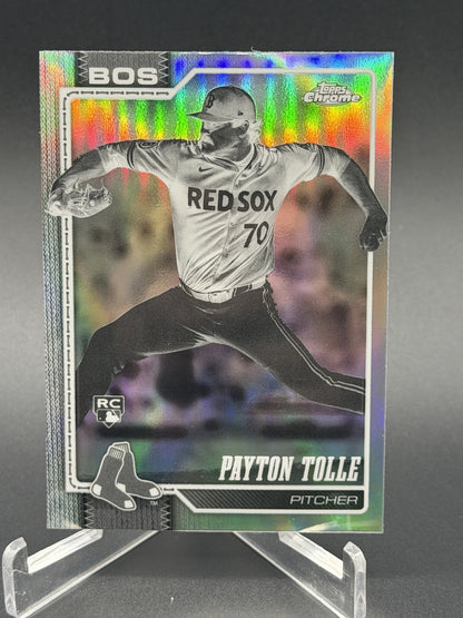 2026 Topps Chrome #177 Payton Tolle Rookie RC Negative Refractors