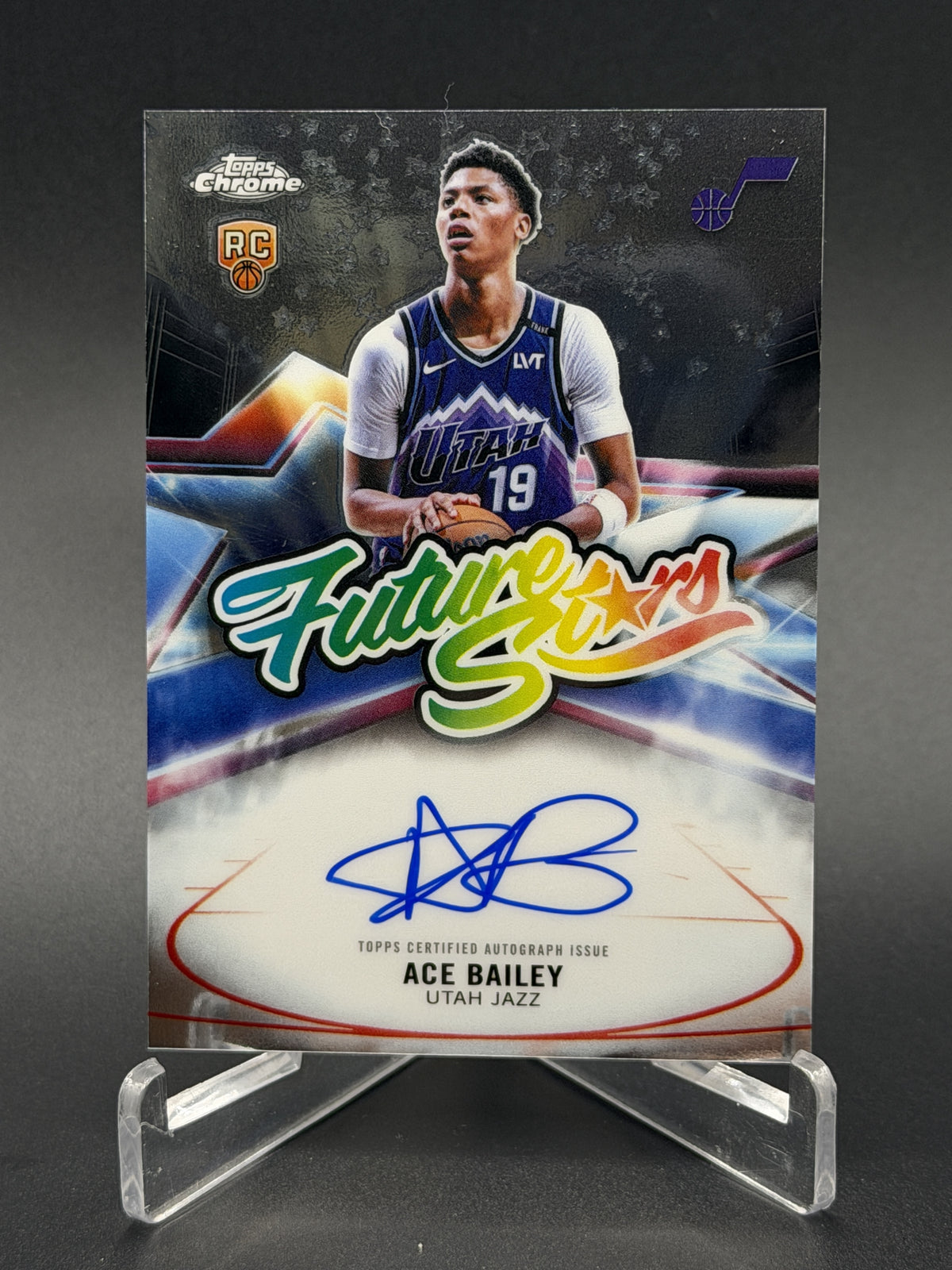 2025-26 Topps Chrome #FS-AB Ace Bailey Rookie Future Stars Autographs