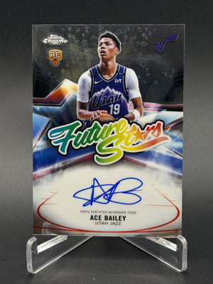 2025-26 Topps Chrome #FS-AB Ace Bailey Rookie Future Stars Autographs