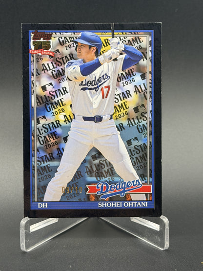 2026 Topps #91B2-1 Shohei Ohtani 1991 All-Star Game Black /10