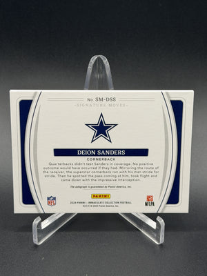 2025 Immaculate Collection #SM-DSS Deion Sanders Signature Moves /25