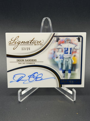 2025 Immaculate Collection #SM-DSS Deion Sanders Signature Moves /25