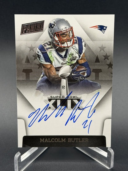 2025 Panini Honors #SBXLIX-MB Malcolm Butler 2015 Super Bowl Signatures