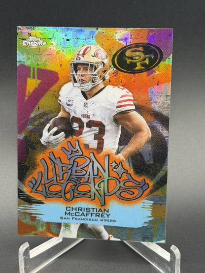 2025 Topps Chrome #UL-15 Christian McCaffrey Urban Legends