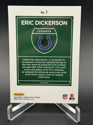 2024 Donruss Optic #7 Eric Dickerson Downtown Legends