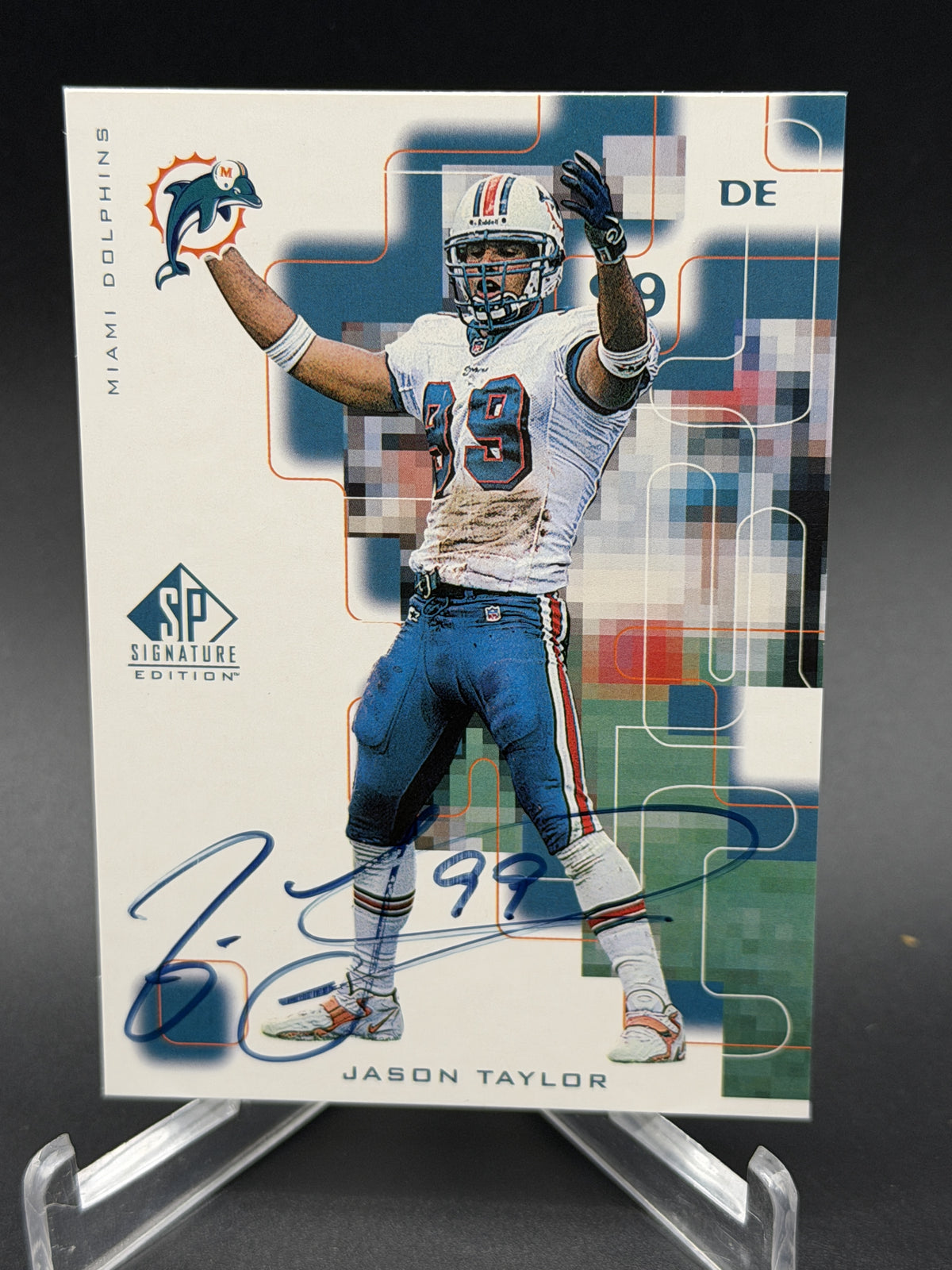 1999 SP Signature #JT Jason Taylor Autograph