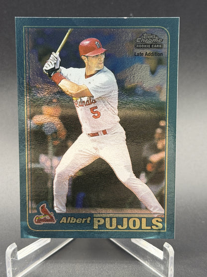 2001 Topps Chrome #596 Albert Pujols Rookie RC