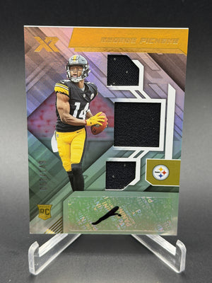 2022 Panini XR #223 George Pickens Rookie Triple Patch Auto /149