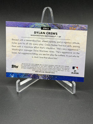 2025 Topps Chrome Cosmic #STN-5 Dylan Crews Rookie RC Stars in the Night
