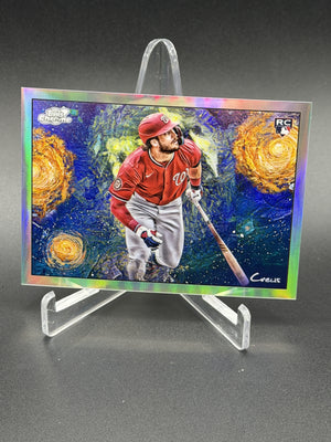2025 Topps Chrome Cosmic #STN-5 Dylan Crews Rookie RC Stars in the Night