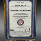 2019 Topps Museum Collection #MFA-JSO Juan Soto Framed Auto Gold #/10