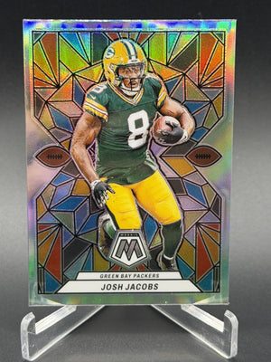 2024 Panini Mosaic #SG-5 Josh Jacobs Stained Glass