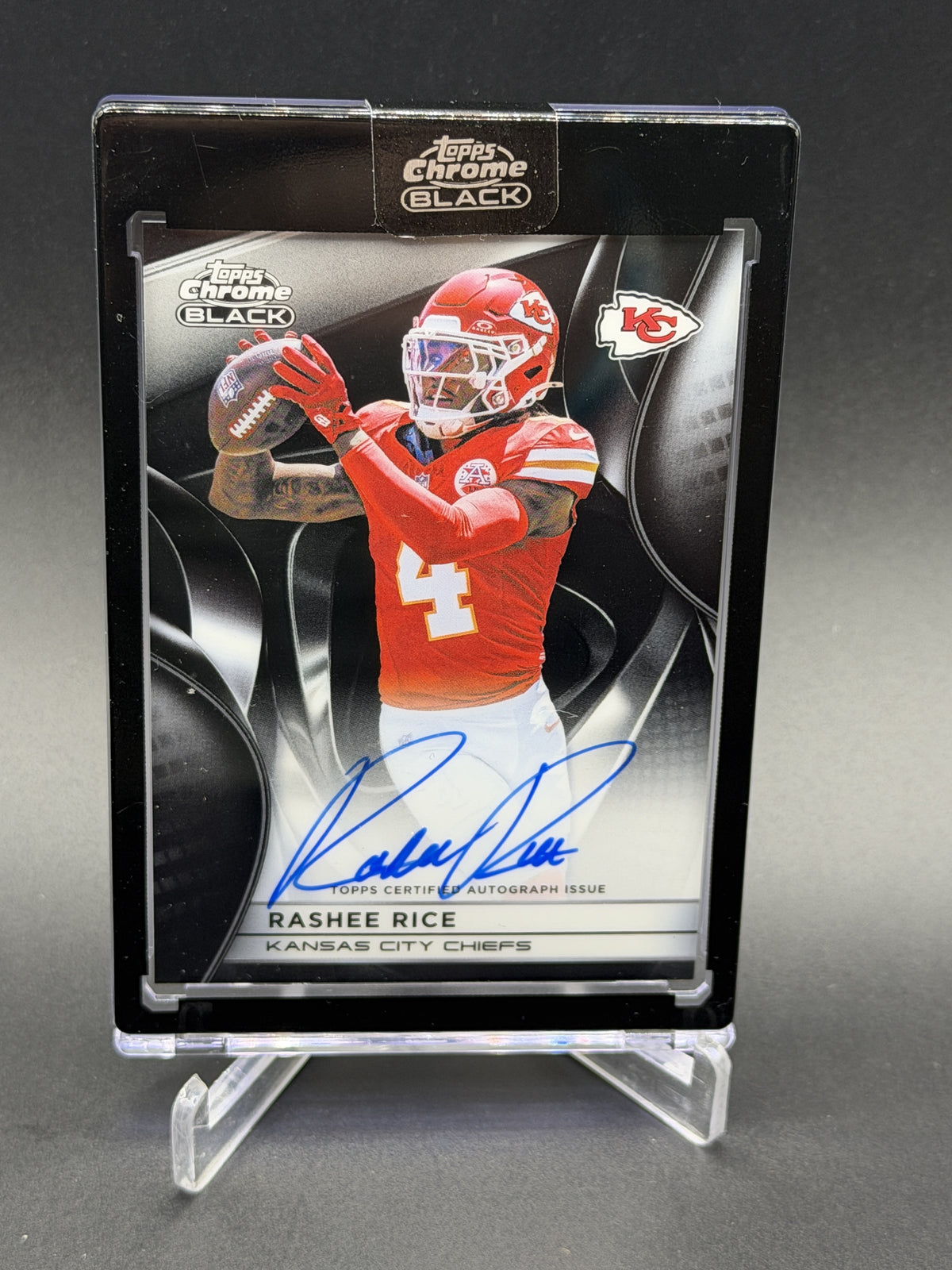 2025 Topps Chrome Black #AU-RR Rashee Rice Autographs
