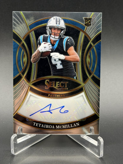 2025 Panini Select #RSI-TMN Tetairoa McMillan Rookie Signatures