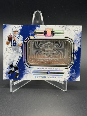 2025 Panini Impeccable #9 Peyton Manning Silver Hall of Famers #/35