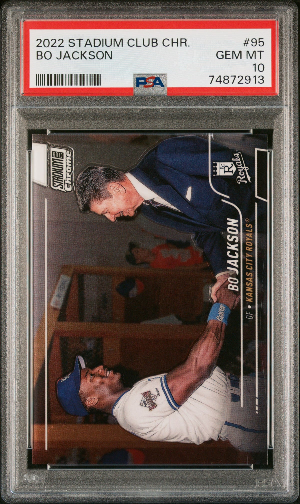 2022 Topps Stadium Club Chrome #95 Bo Jackson PSA 10