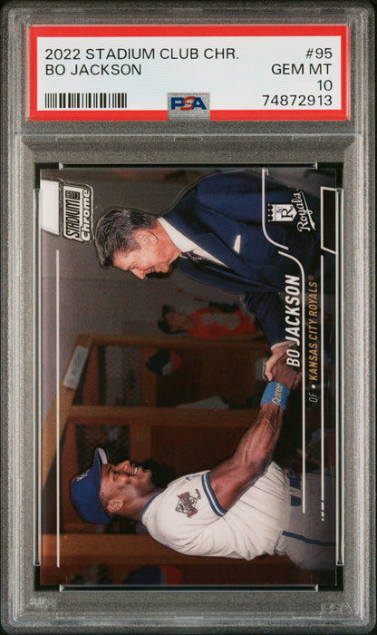 2022 Topps Stadium Club Chrome #95 Bo Jackson PSA 10