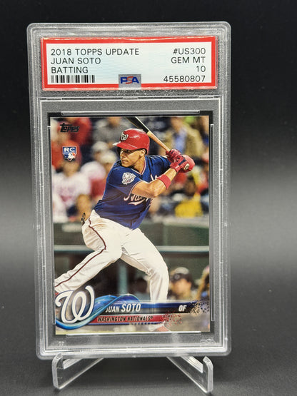 2018 Topps Update #US300 Juan Soto Rookie RC PSA 10