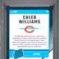 2024 Donruss Optic #201 Caleb Williams Rated Rookie Purple Shock PSA 9