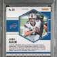 2021 Panini Mosaic #26 Josh Allen Prizm Reactive Blue PSA 10