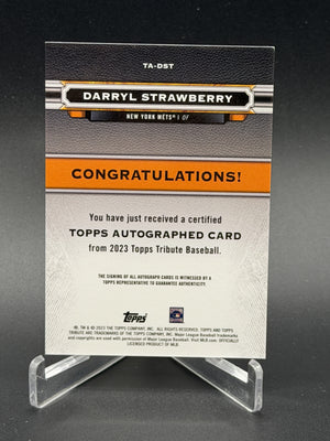 2023 Topps Tribute #TA-DST Darryl Strawberry Tribute Auto /199